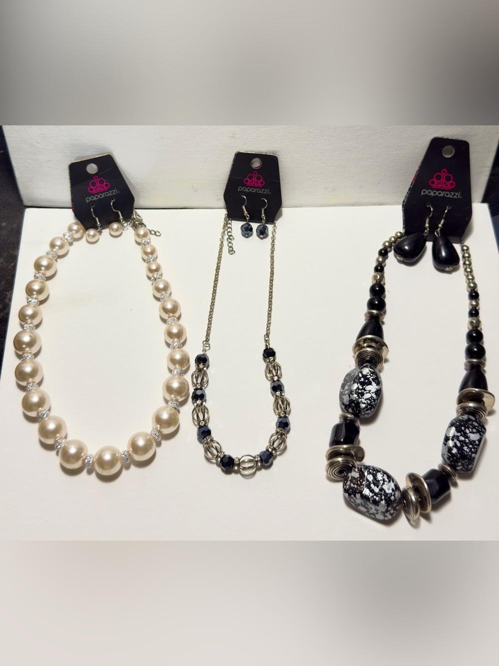 paparazzi necklace & earrings 3 lot sets Women’s costume jewelry NWT